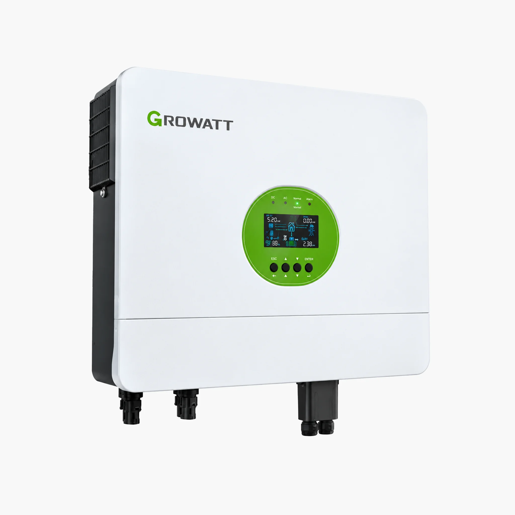 اینورتر آف‌گرید هیبریدی 6 کیلووات تک‌فاز Growatt مدل SPF 6000 ES-H