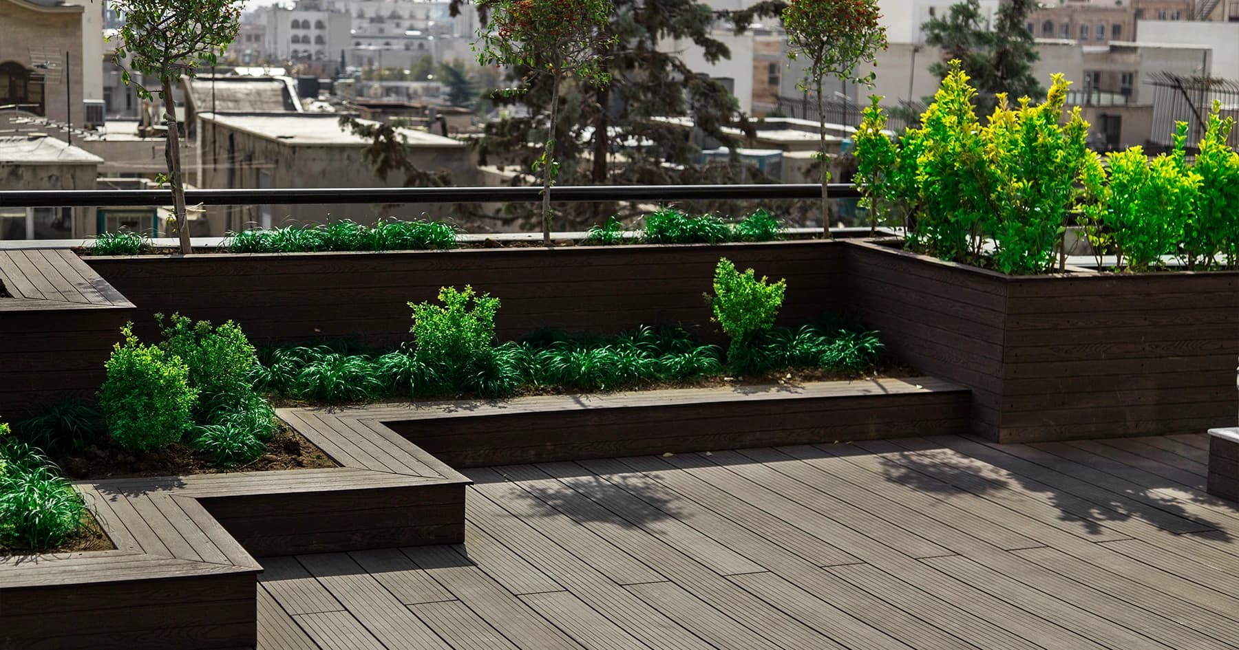 اجرای روف گاردن در پشتبام ساختمانها اجرای روف گاردن در پشتبام ساختمانها