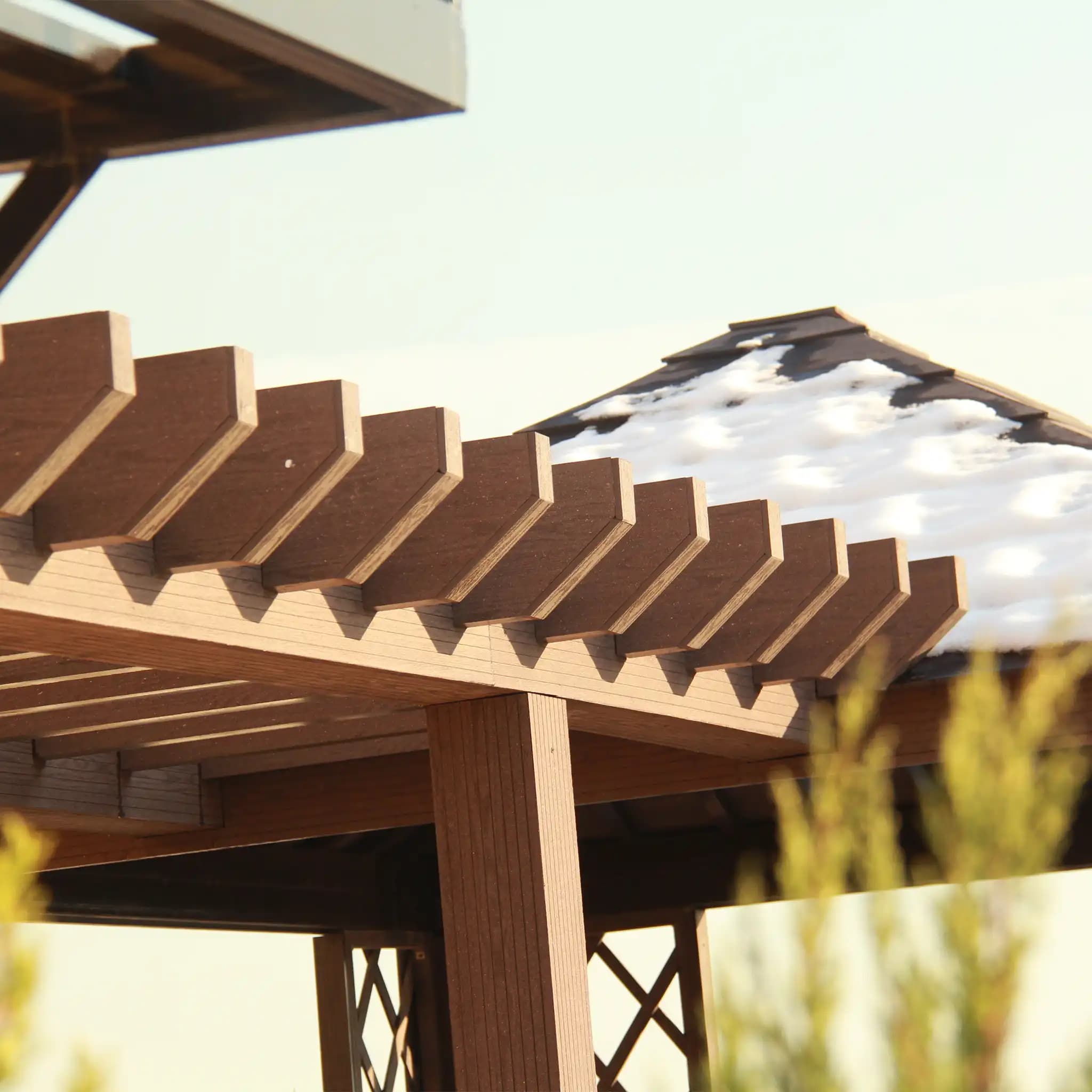 پروفیل ۵ در ۱۰ (لوور) چوب پلاست - کاربرد ۱