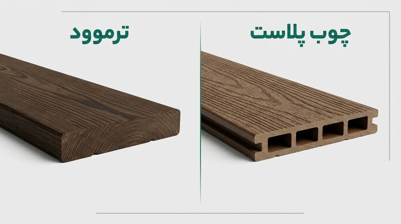 مقایسه چوب پلاست و ترموود؛ کدام بهتر است؟ چوب پلاست یا ترمو وود؟