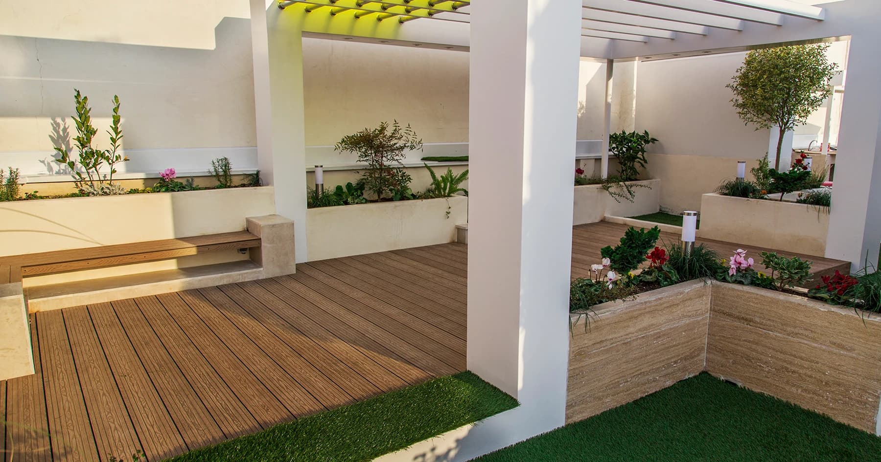 کاربرد چوب پلاست در کفسازی محوطه کاربرد چوب پلاست در کفسازی محوطه