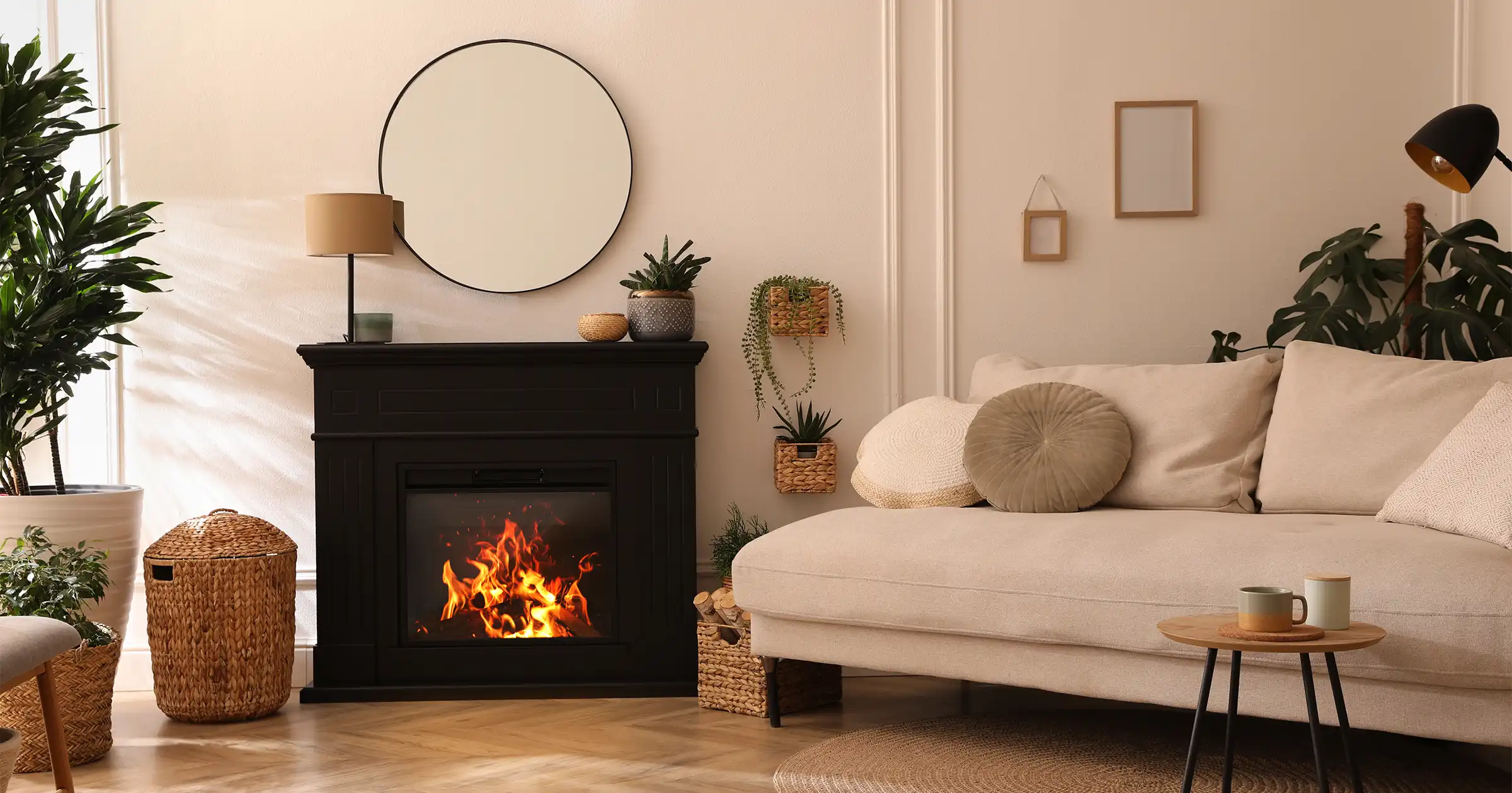 شومینه دیواری